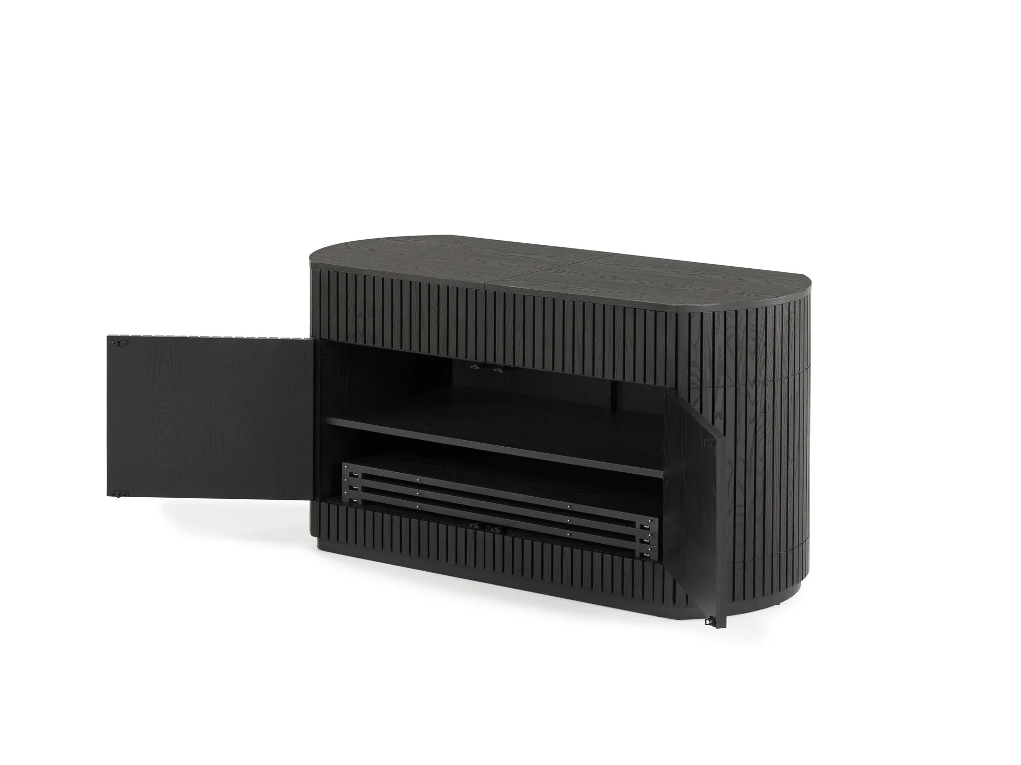 Transformer Round Sideboard - Panel Storage - Image 27