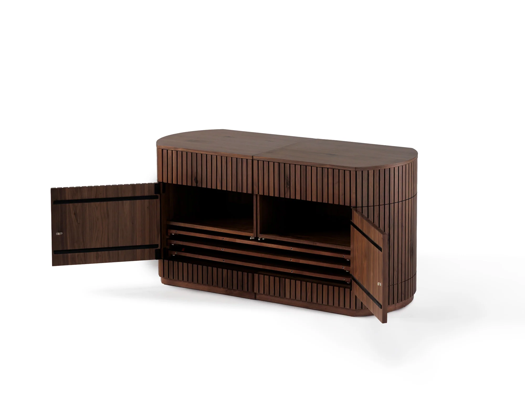 Transformer Round Sideboard - Panel Storage - Image 46