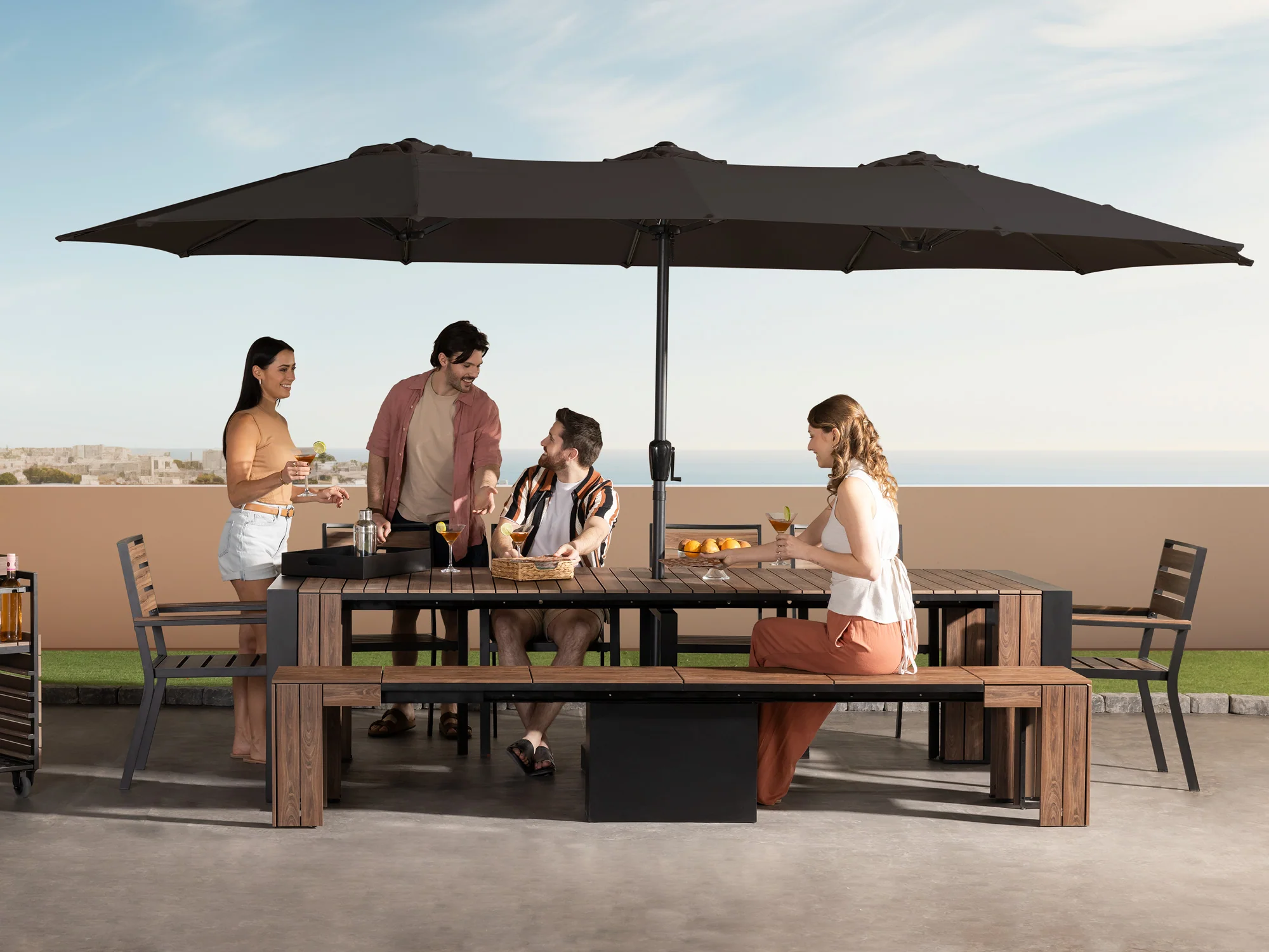 Transformer Outdoor Patio Umbrella - Image 14