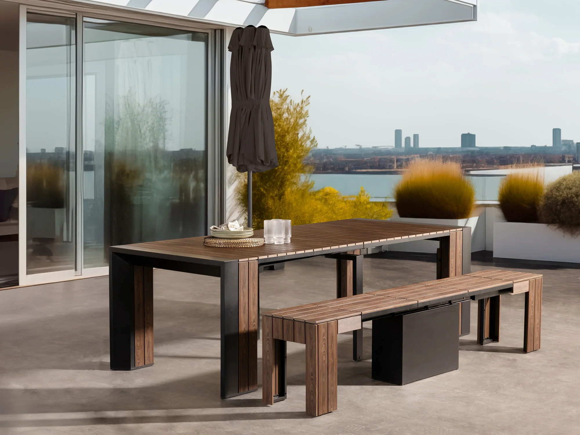 Transformer Outdoor Patio Umbrella - Image 15