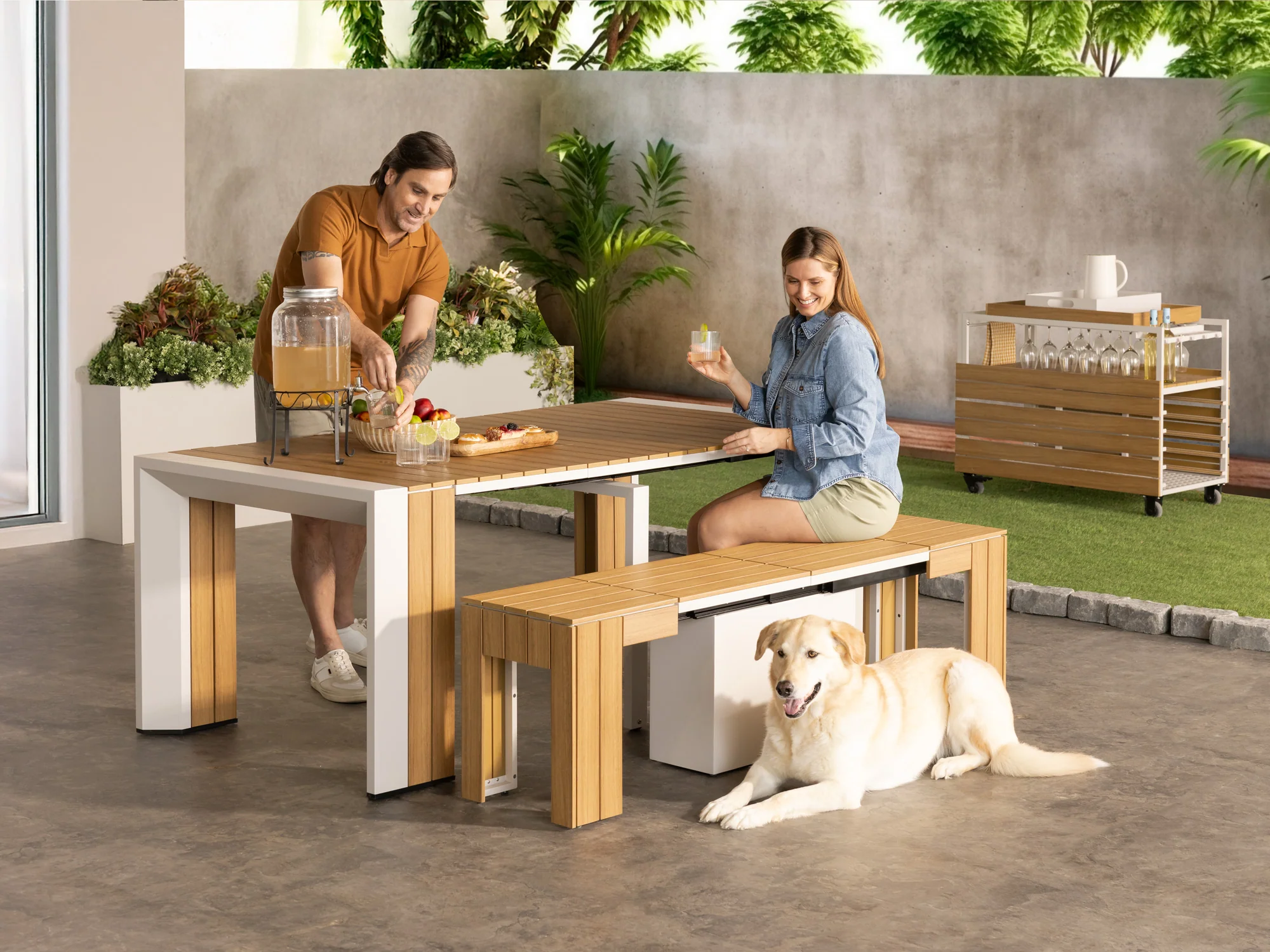 Transformer Outdoor Bar Cart - Panel Storage (Copy) - Image 17